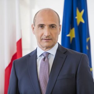 Portrait of Christopher Fearne, Deputy Prime Minister and Minister for Health of the Republic of Malta