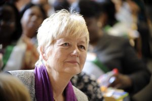 Portrait of Ilona Kickbusch, global health expert