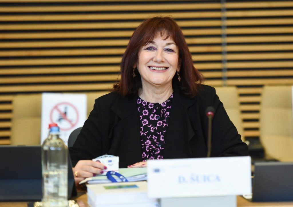 Portrait of Dubravka Šuica, Vice-President of the European Commission